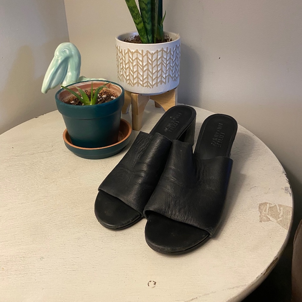 Little Burgundy Slip on Mules